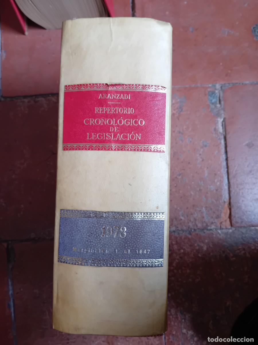 Libros de segunda mano: Aranzadi 1978 marginales 1 al 1647 primera edici&oacute;n