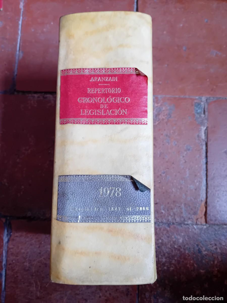 Libros de segunda mano: Aranzadi 1978 marginales 1647 al 2866 primera edici&oacute;n