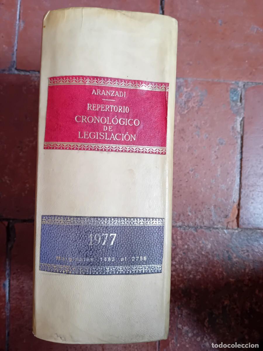 Libros de segunda mano: Aranzadi 1977 marginales 1483 al 2766 primera edici&oacute;n
