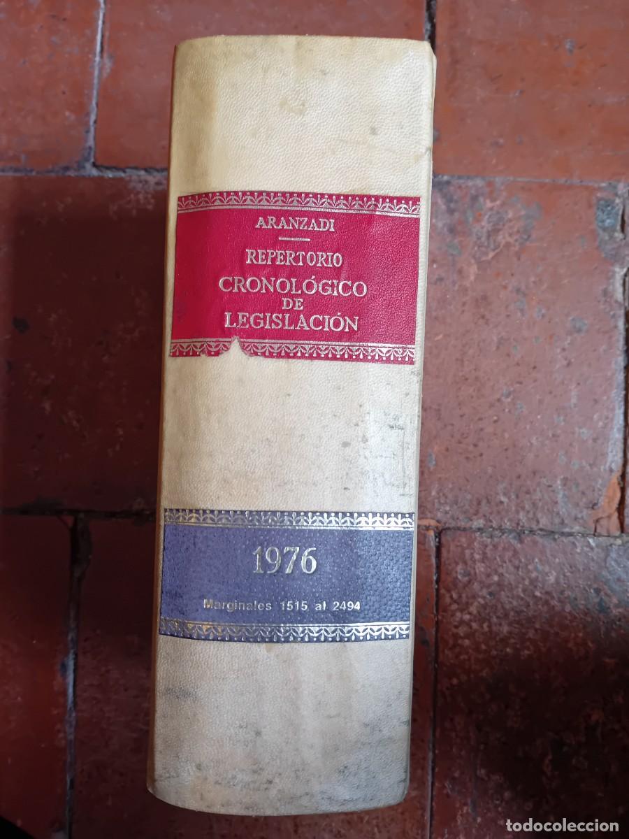 Libros de segunda mano: Aranzadi 1976 marginales 1515 al 2494 primera edici&oacute;n