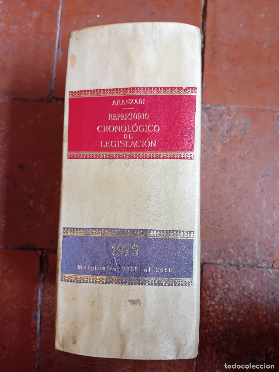 Libros de segunda mano: Aranzadi 1975 marginales 1365 al 2650 primera edici&oacute;n