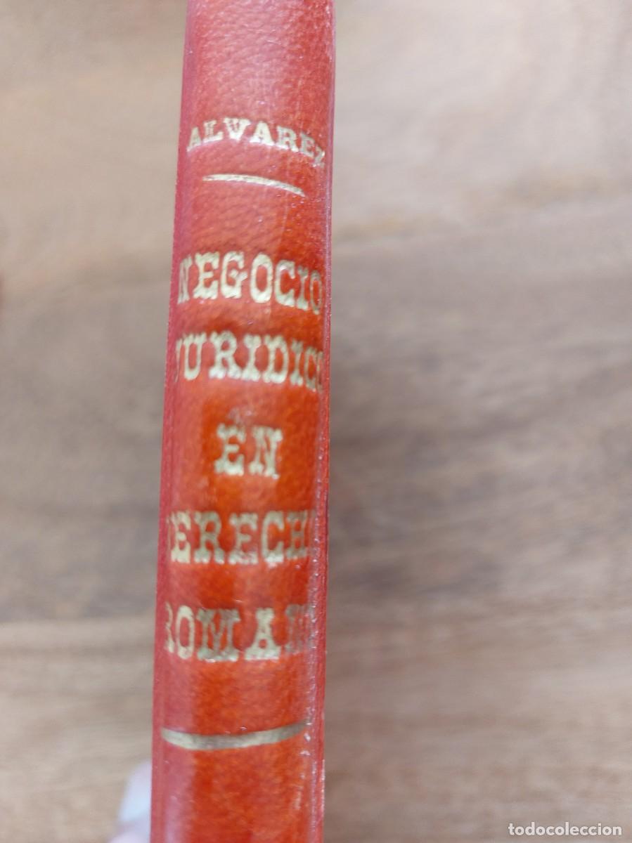 Libros de segunda mano: EL NEGOCIO JURIDICO EN DERECHO ROMANO - URSICINO ALVAREZ SUAREZ - 1954