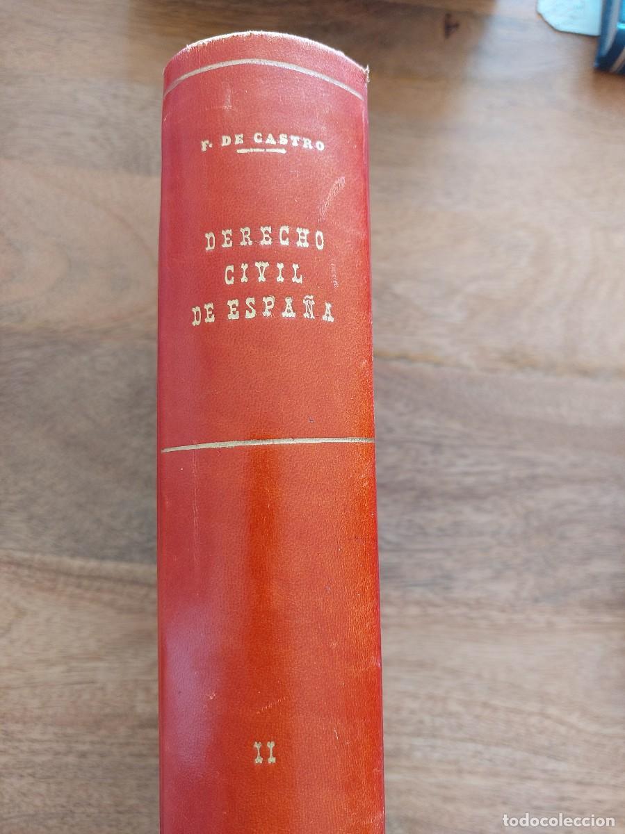 Libros de segunda mano: DERECHO CIVIL DE ESPA&Ntilde;A - FEDERICO DE CASTRO Y BRAVO - TOMO I - 1952