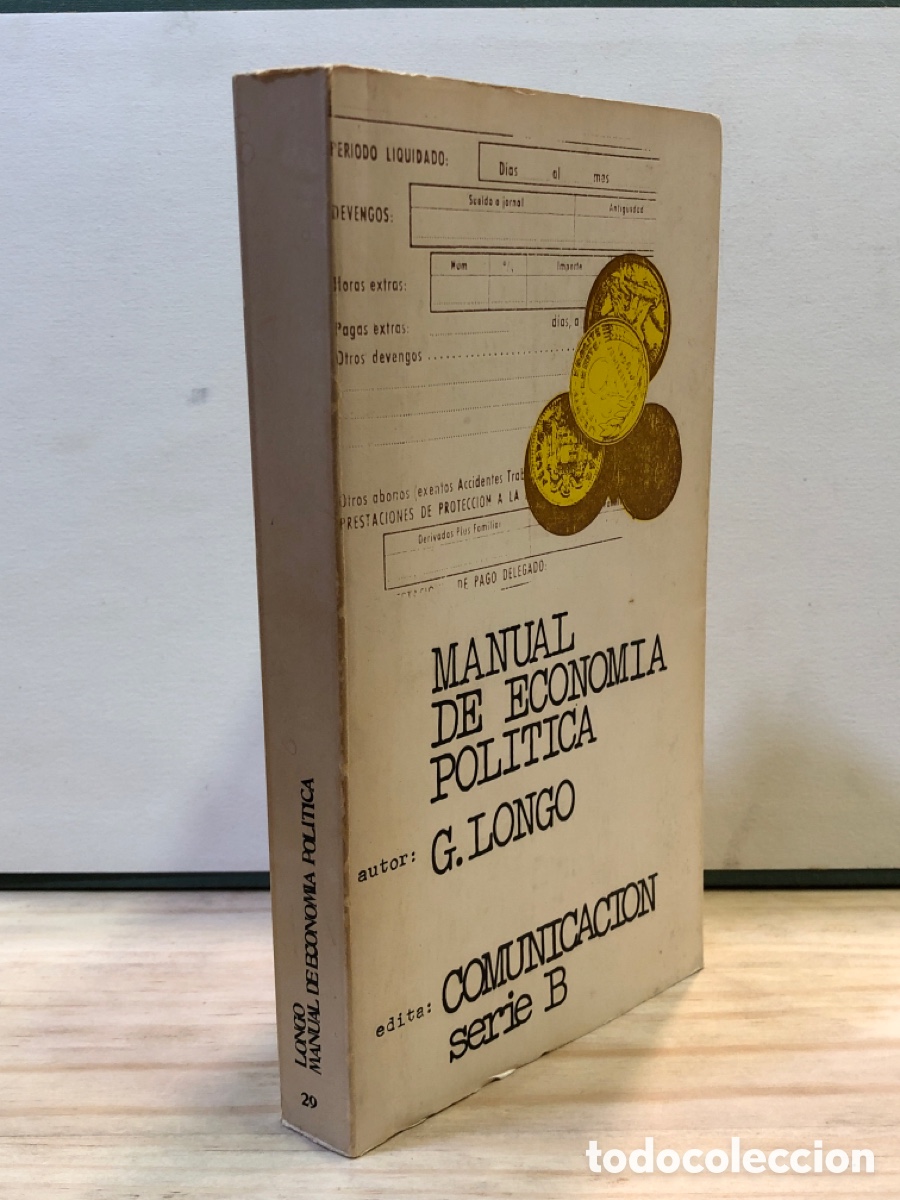 Second hand books: G. Libro - Manual de Econom&iacute;a pol&iacute;tica