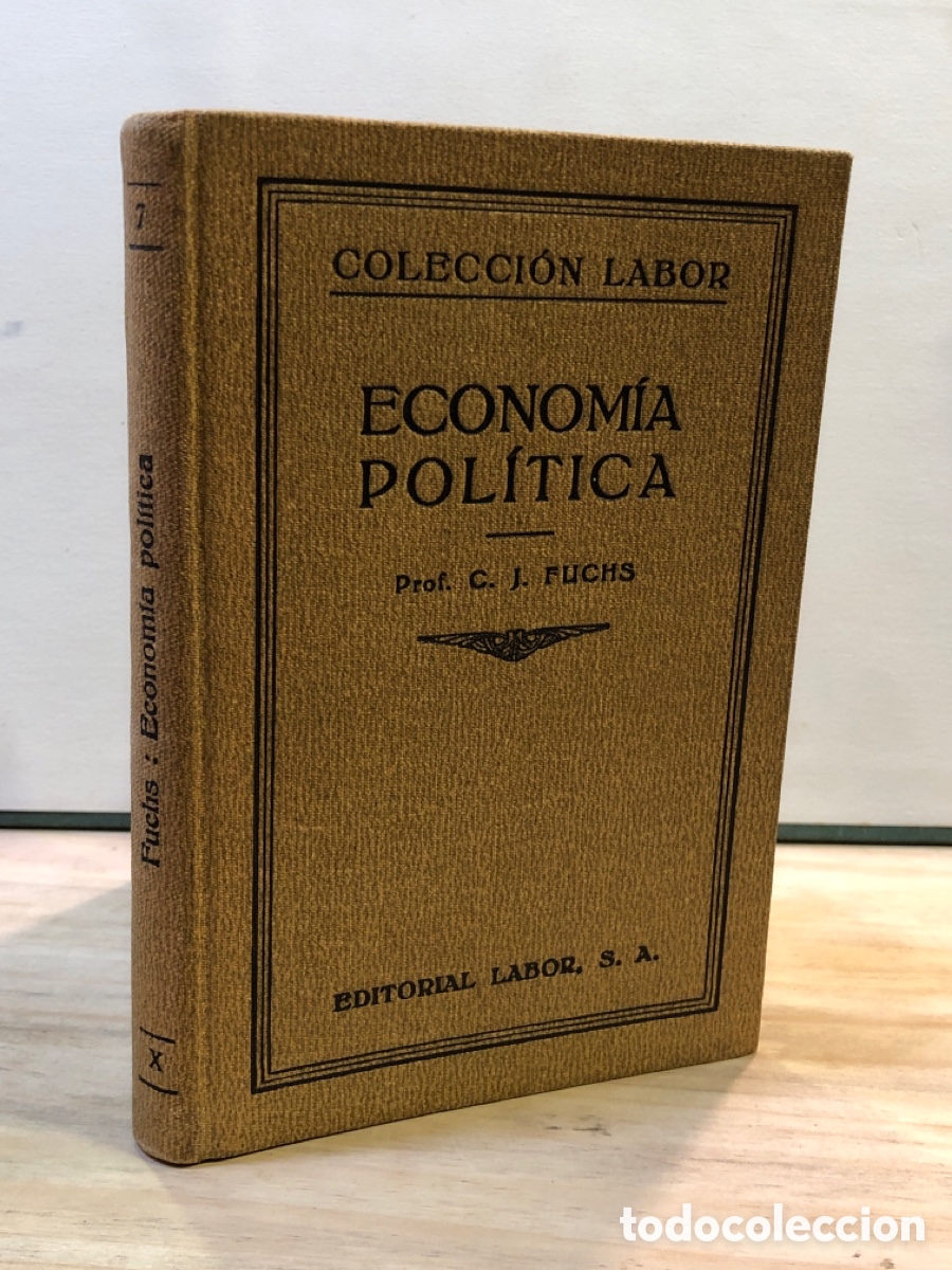 Second hand books: C. J. Fuchs - Econom&iacute;a pol&iacute;tica