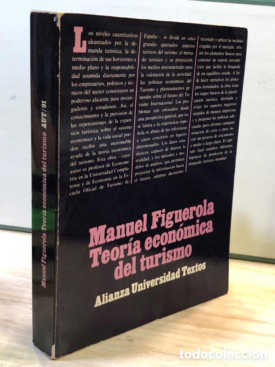 Libros de segunda mano: Manuel Figuerola - Teor&iacute;a econ&oacute;mica del turismo