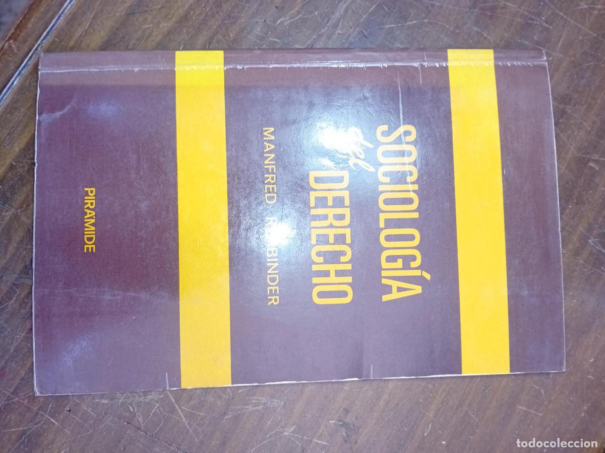Libros de segunda mano: REHBINDER,M SOCIOLOGIA DEL DERECHO