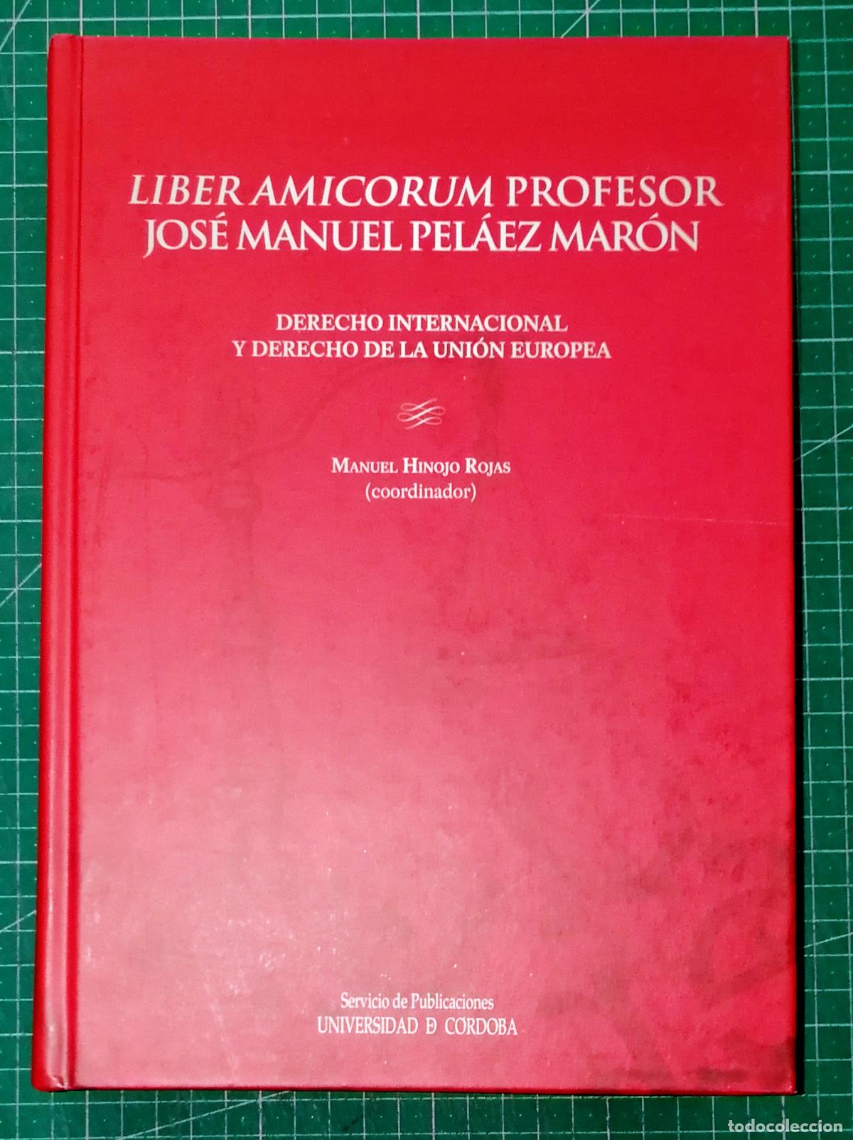 Libros de segunda mano: &lsquo;LIBER AMICORUM&rsquo; PROFESOR JOS&Eacute; MANUEL PEL&Aacute;EZ MAR&Oacute;N : Derecho internacional y Derecho de la Uni&oacute;n Eur