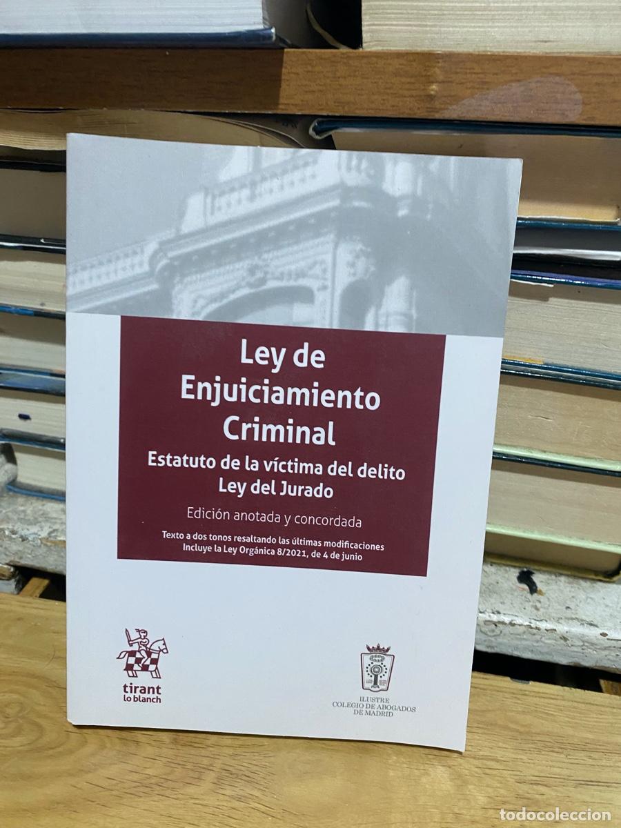 Libros de segunda mano: LEY DE ENJUICIAMIENTO CRIMINAL, ESTATUTO DE LA VICTIMA DEL DELITO, EDT. TIRANT LO BLANCH