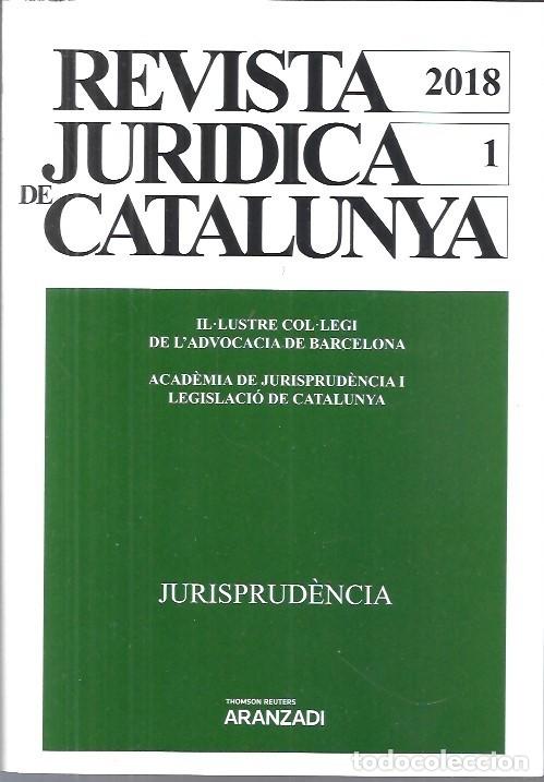 Libros de segunda mano: REVISTA JURIDICA DE CATALUNYA A&Ntilde;O 2018