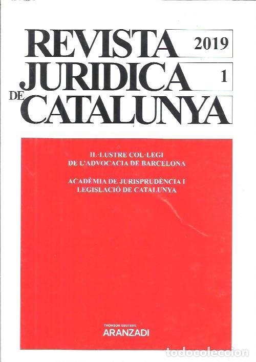 Libros de segunda mano: REVISTA JURIDICA DE CATALUNYA A&Ntilde;O 2019 ARANZADI