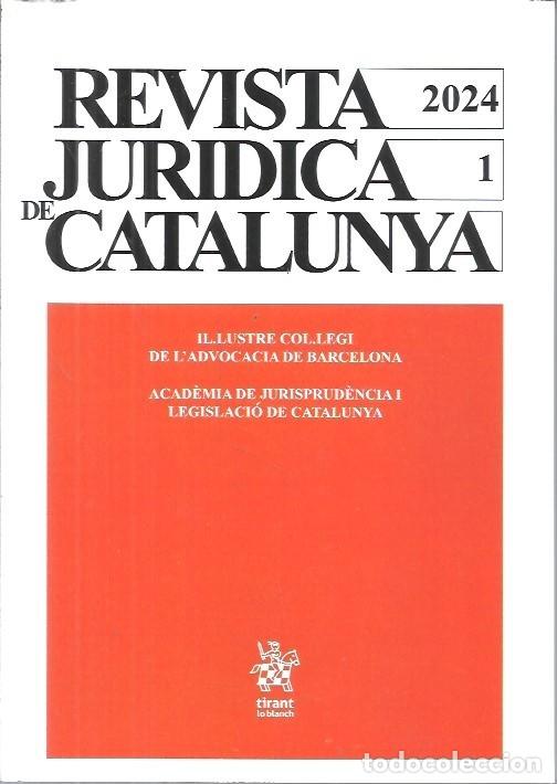 Libros de segunda mano: REVISTA JURIDICA DE CATALUNYA A&Ntilde;O 2024 ARANZADI