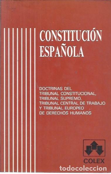 Libros de segunda mano: CONSTITUCION ESPA&Ntilde;OLA COLEX