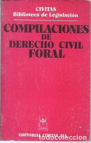 Libros de segunda mano: COMPILACIONES D DERECHO CIVIL FORAL