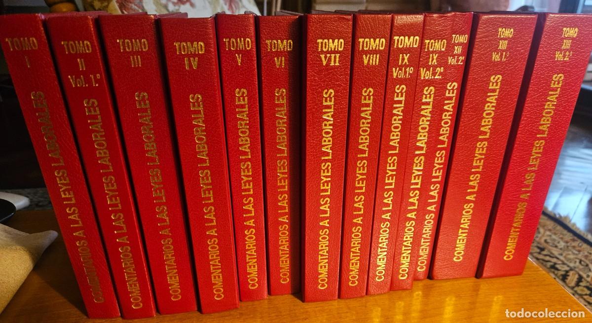 Libros de segunda mano: Comentarios a las Leyes Laborales 13 tomos vols edici&oacute;n completa - Efren Borrajo Dacruz EDERSA