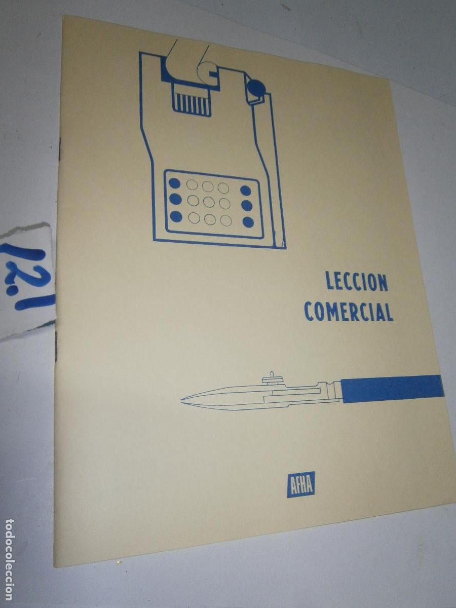 Libros de segunda mano: ANTIGUO LIBRO - LECCION COMERCIAL AFHA