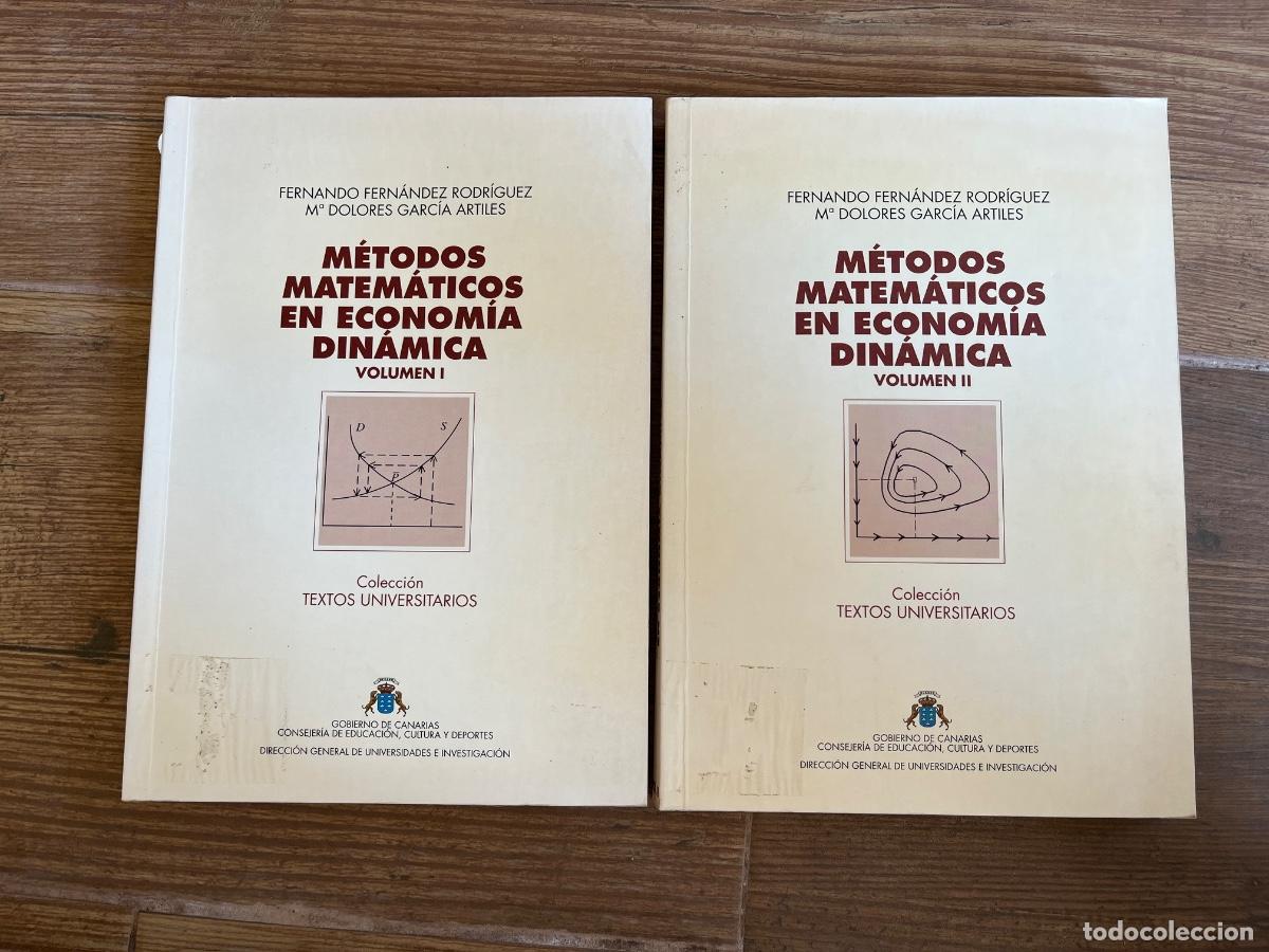 Gebrauchte B&uuml;cher: M&Eacute;TODOS MATEM&Aacute;TICOS EN ECONOM&Iacute;A DIN&Aacute;MICA / F. FERN&Aacute;NDEZ RODR&Iacute;GUEZ - M&ordf; DOLORES GARC&Iacute;A ARTILES
