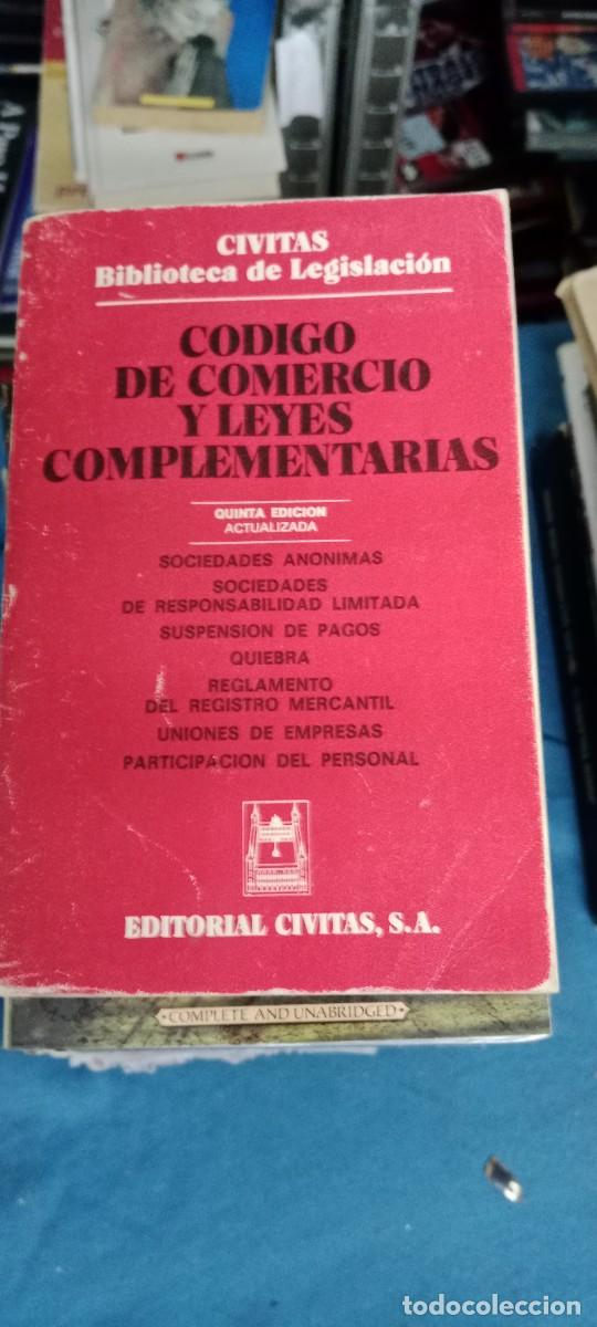 Libros de segunda mano: CODIGO DE COMERCIO Y LEYES COMPLEMENTARIAS LIBRO M-JYE - Foto 1