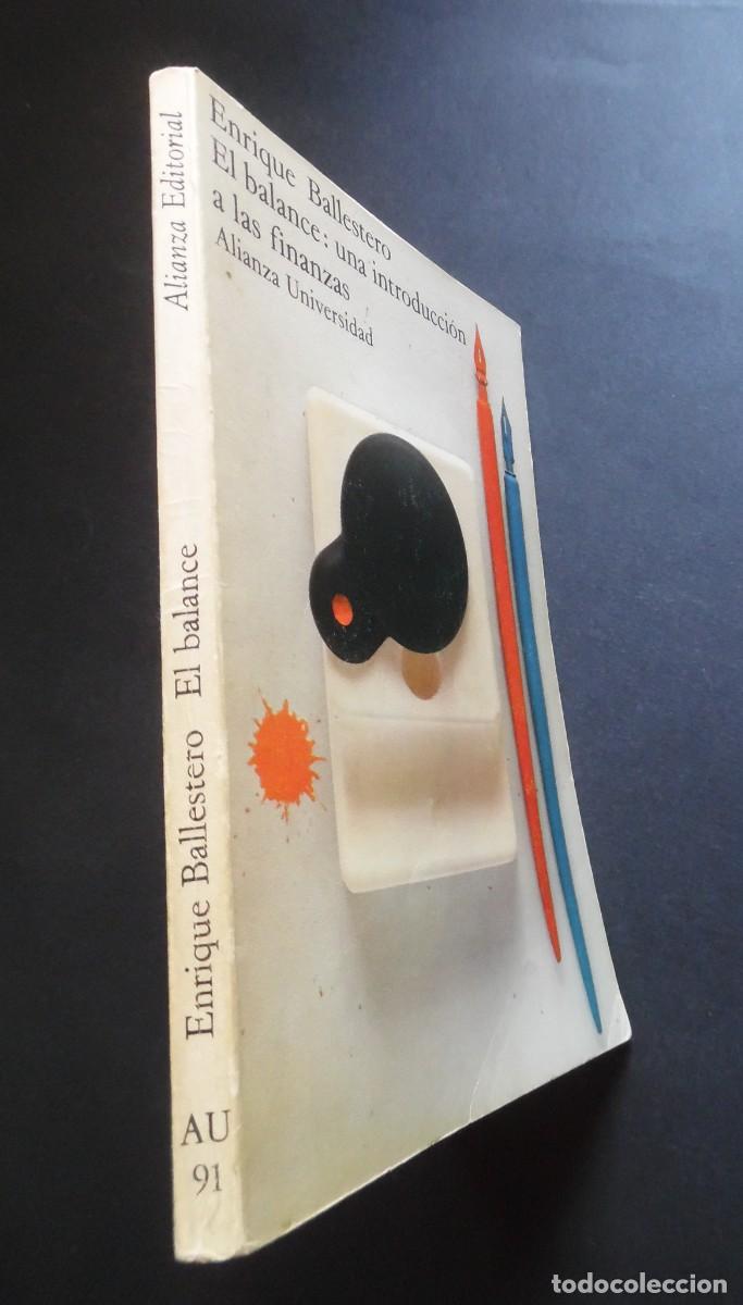 Libros de segunda mano: El balance, de Enrique Ballestero. Una introducci&oacute;n a las finanzas. Empresa, bolsa, financiaci&oacute;n...