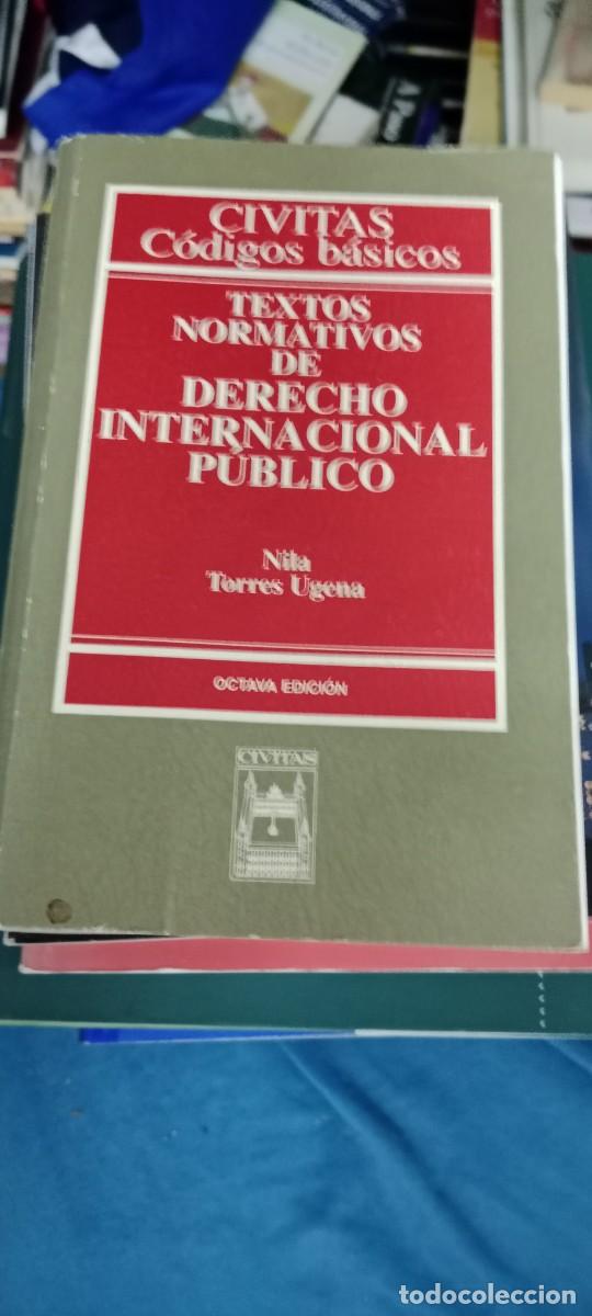 Libros de segunda mano: TEXTOS NORMATIVOS DE DERECHO INTERNACIONAL PUBLICO TECNOS LIBRO MM-250
