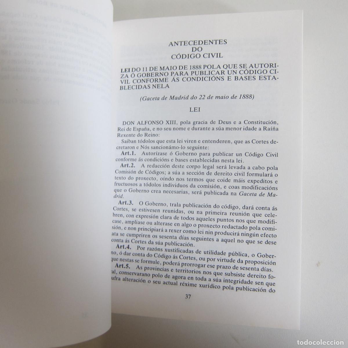 Libros de segunda mano: C&Oacute;DIGO CIVIL (XUNTA DE GALICIA) DERECHO IDIOMAS - Foto 8