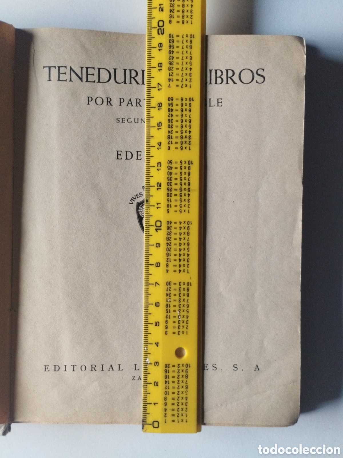 Libros de segunda mano: TENEDUR&Iacute;A DE LIBROS. 1945. Luis Vives - Foto 3