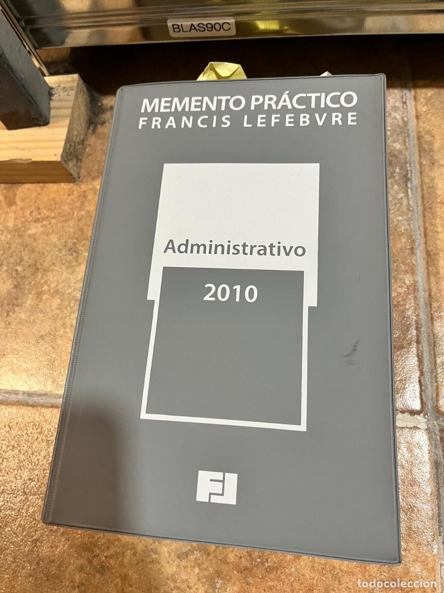 Libri di seconda mano: BLAS90C &mdash; Memento Pr&aacute;ctico Administrativo 2010 &mdash; Francis Lefebvre &mdash; Francis Lefebvre.