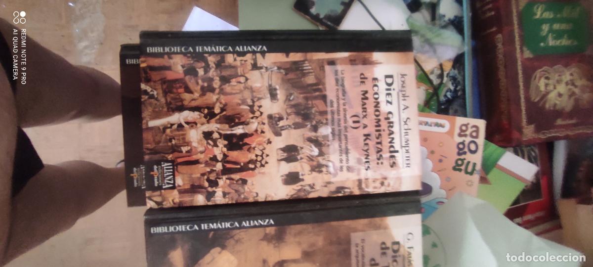 Libros de segunda mano: DIEZ GRANDES ECONOMISTAS: DE MARX A KEYNES ( I) - SCHUMPETER, Joseph