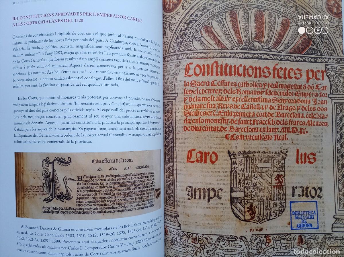 Libros de segunda mano: LA CULTURA JURIDICA DELS ADVOCATS CATALANS DEL SEGLE XVI. 2005. FOLIO. MOLT IL.LUSTRAT.
