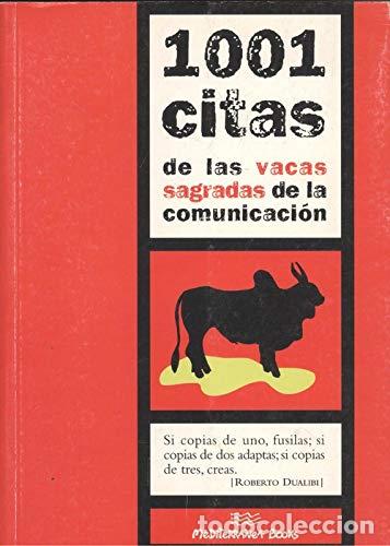 Libros de segunda mano: 1001 citas de las vacas sagradas de la comunicacion