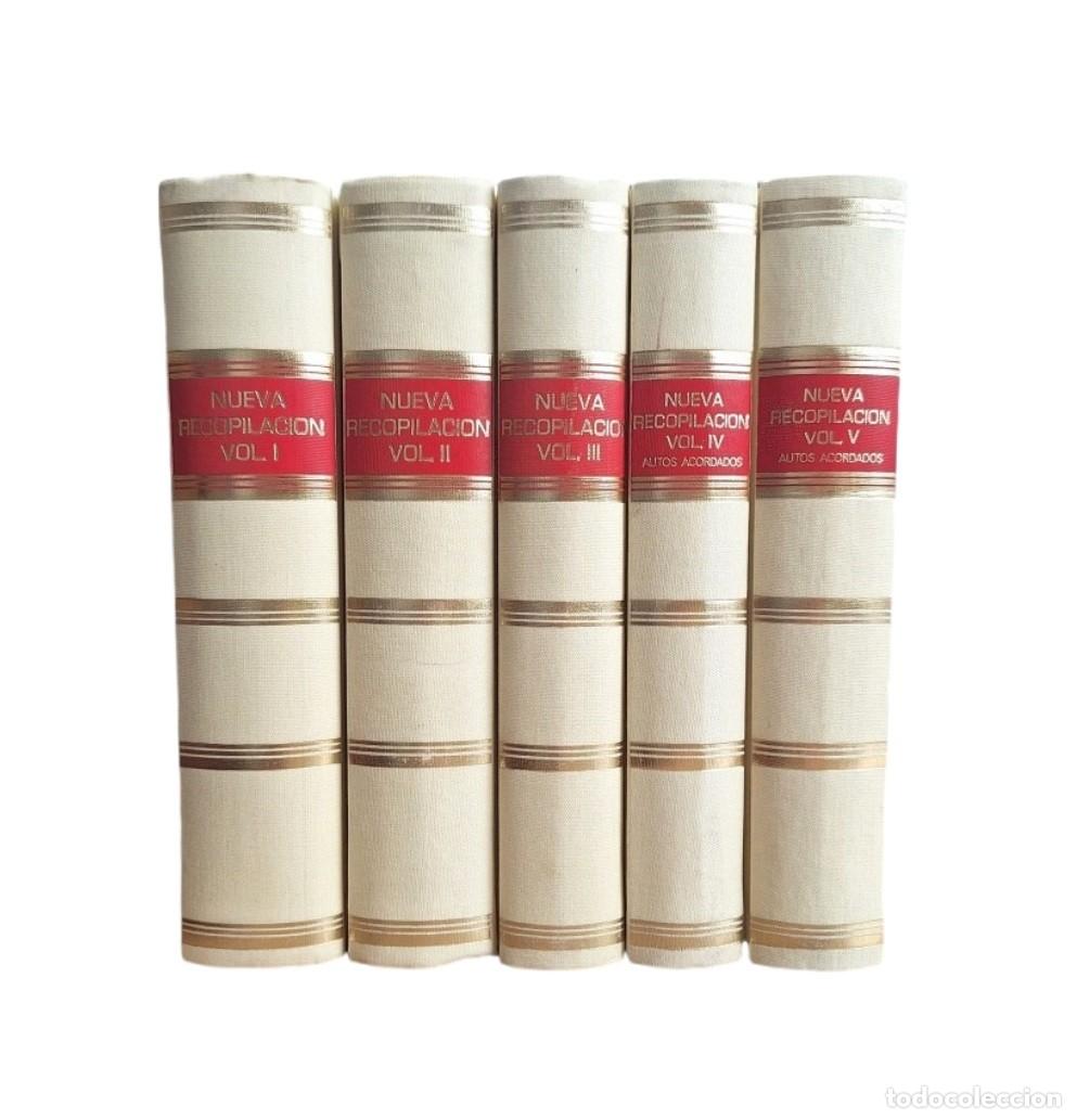 Libros de segunda mano: RECOPILACI&Oacute;N DE LAS LEYES DESTOS REYNOS (5 VOLS.)