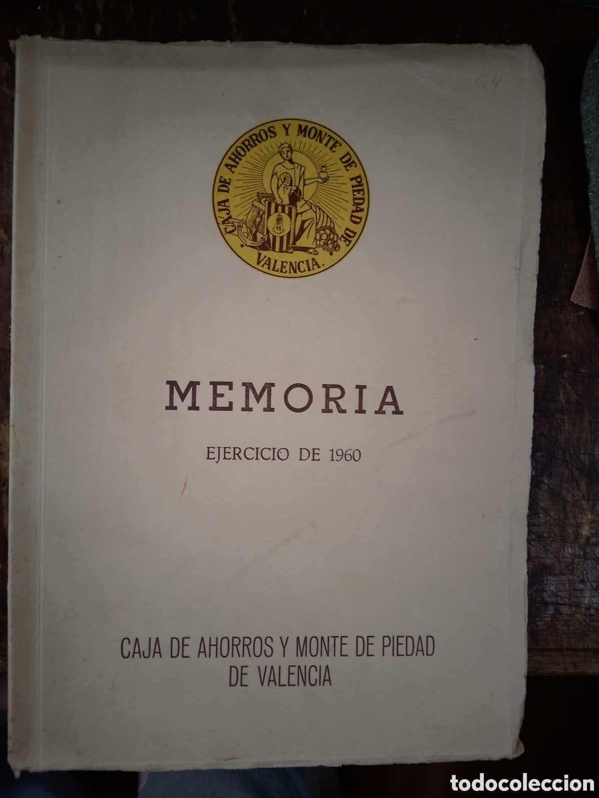 Libros de segunda mano: MEMORIA. CAJA DE AHORROS Y MONTE DE PIEDAD DE VALENCIA. EJERCICIO DE 1960. FEDSA. 1960