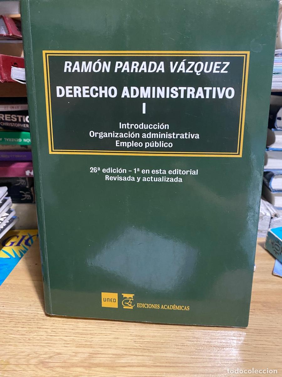 Libros de segunda mano: DERECHO ADMINISTRATIVO I, RAMON PARADA VAZQUEZ, EDICIONES ACADEMICAS