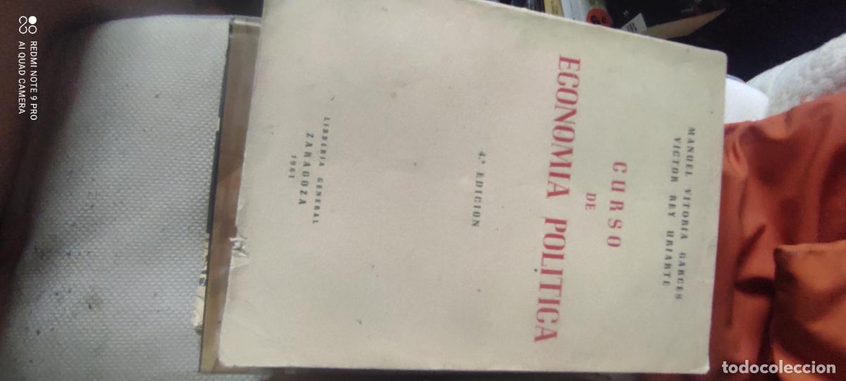 Second hand books: CURSO ECONOM&Iacute;A POL&Iacute;TICA por Manuel Vitoria Garc&eacute;s y V&iacute;ctor Rey