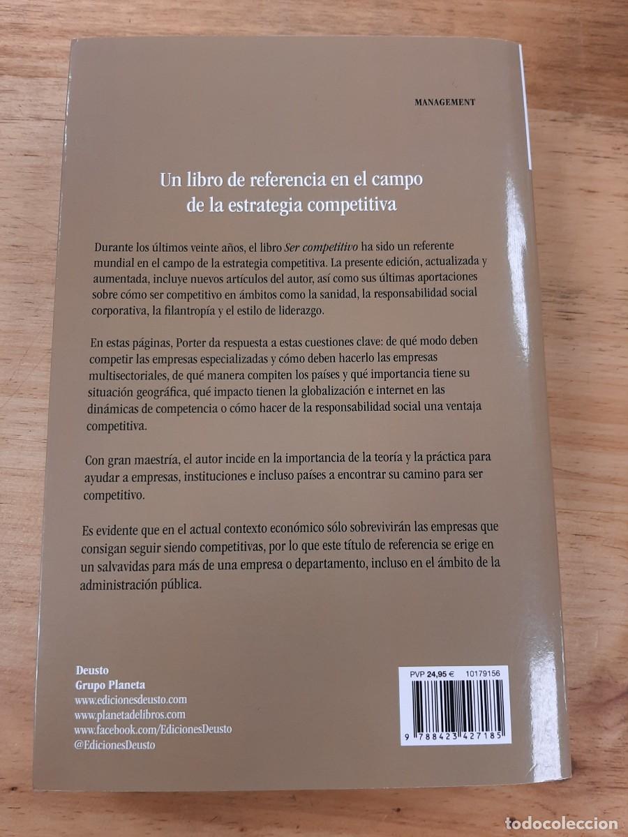 Libros de segunda mano: Ser competitivo: Edici&oacute;n actualizada y aumentada - Michael E. Porter - Deusto, 2020 - Foto 3