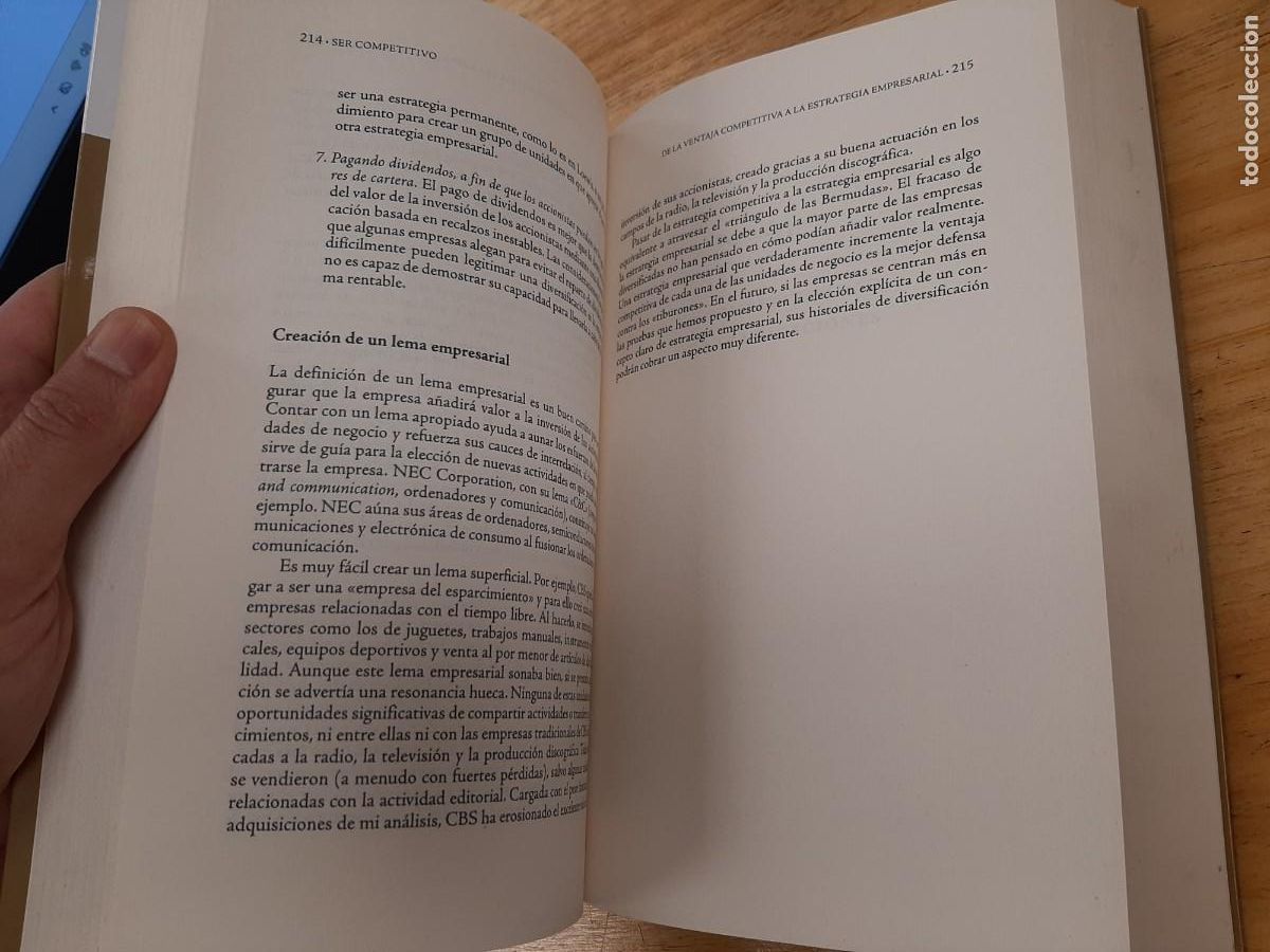 Libros de segunda mano: Ser competitivo: Edici&oacute;n actualizada y aumentada - Michael E. Porter - Deusto, 2020 - Foto 9