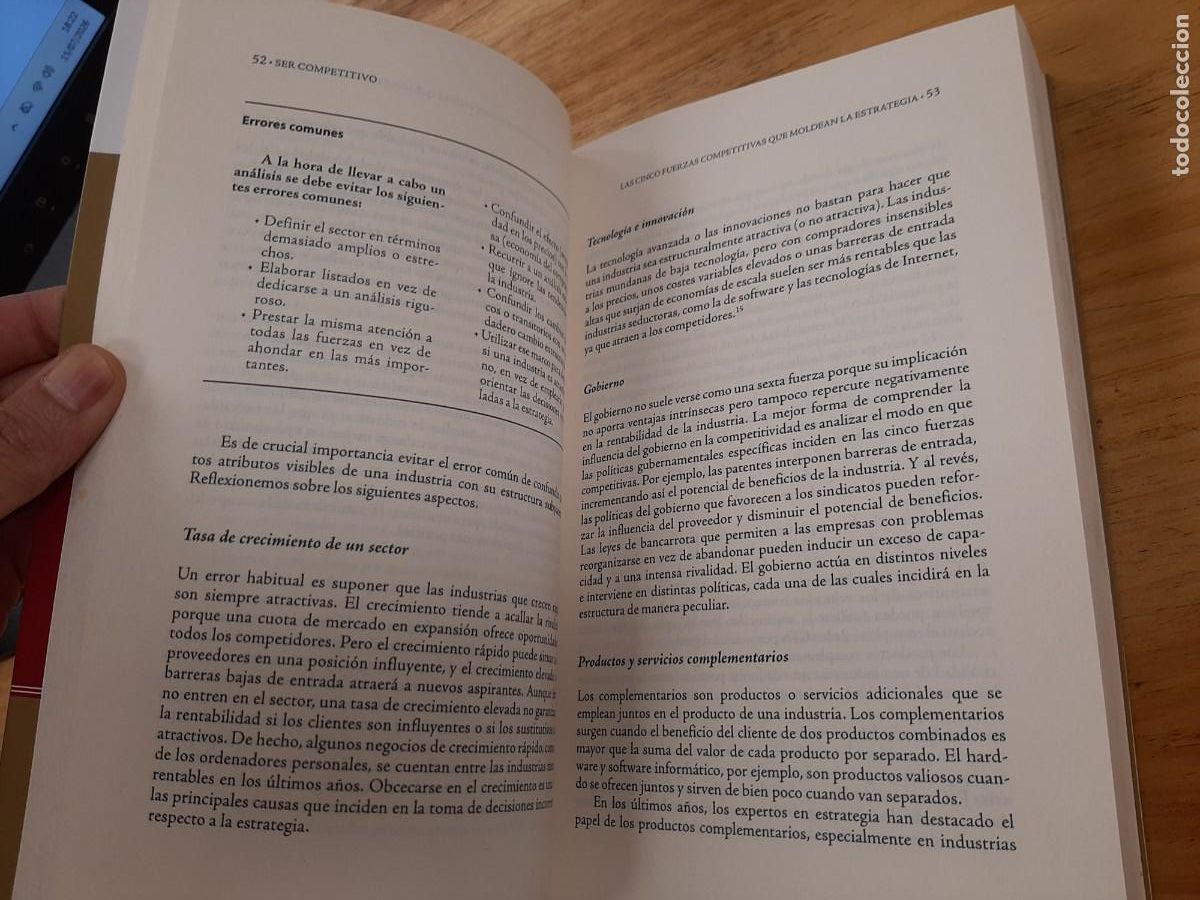 Libros de segunda mano: Ser competitivo: Edici&oacute;n actualizada y aumentada - Michael E. Porter - Deusto, 2020 - Foto 12