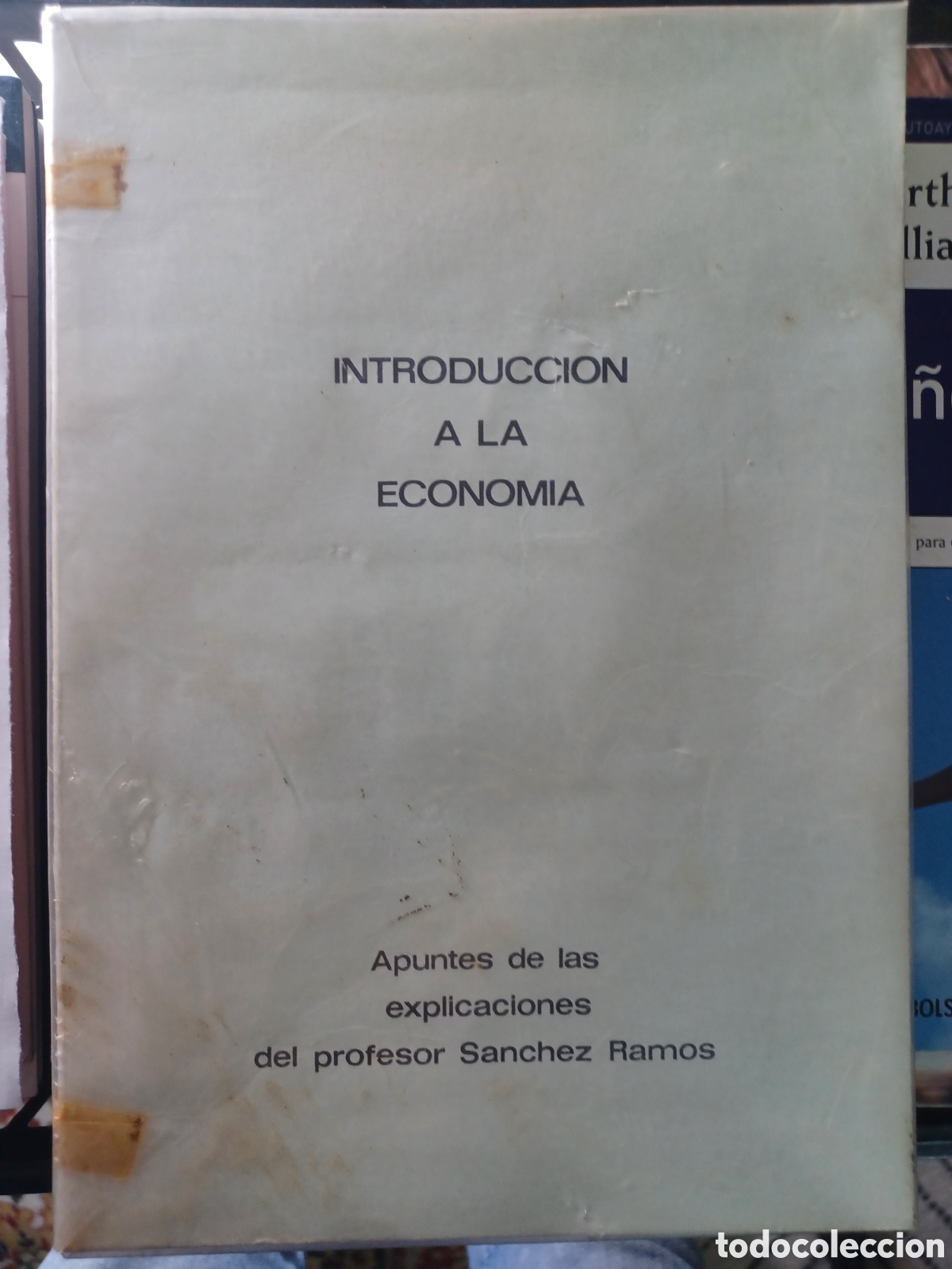 Libros de segunda mano: S&Aacute;NCHEZ RAMOS: Apuntes de Introducci&oacute;n a la Economia