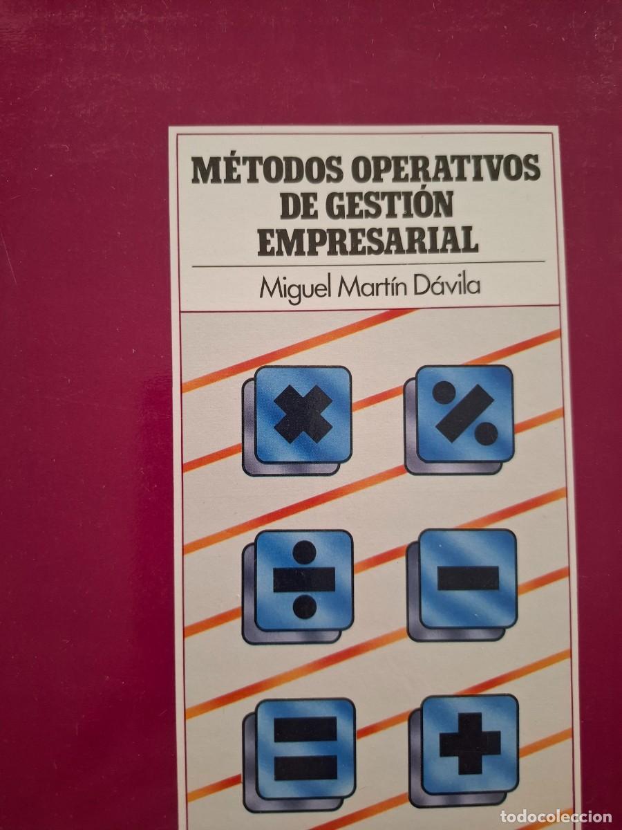 Libros de segunda mano: m&eacute;todos operativos de gesti&oacute;n empresarial Miguel Mart&iacute;n D&aacute;vila