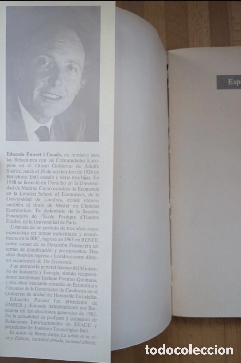 Libros de segunda mano: La Espa&ntilde;a impertinente. Eduardo Punset - Foto 3