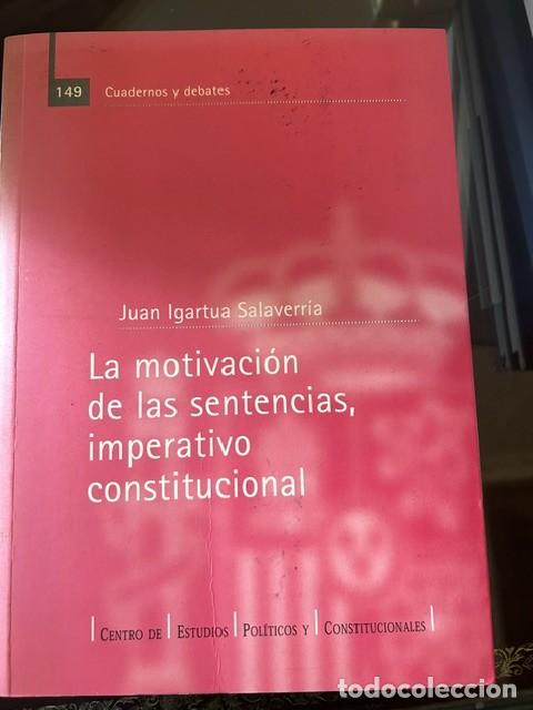 Libros de segunda mano: La motivaci&oacute;n de las sentencias, imperativo constitucional -Juan Igartua-