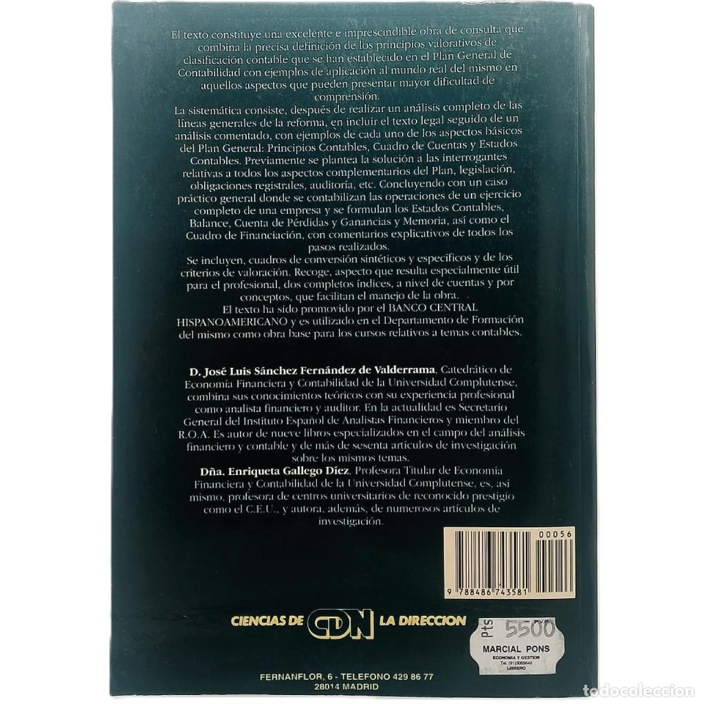 Libros de segunda mano: ENFOQUE Y DESARROLLOS DEL NUEVO PLAN GENERAL DE CONTABILIDAD - Foto 2