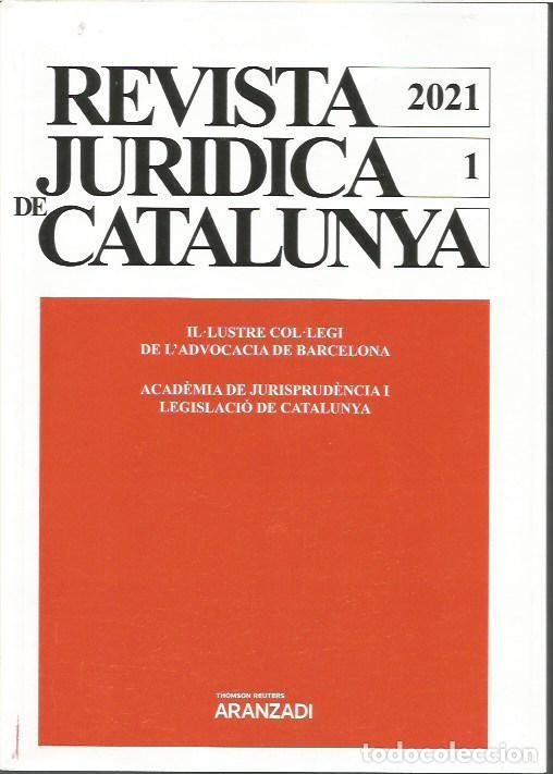 Libros de segunda mano: REVISTA JURIDICA DE CATALUNYA TOMO 1 2 3 4 A&Ntilde;O 2021 ARANZADI
