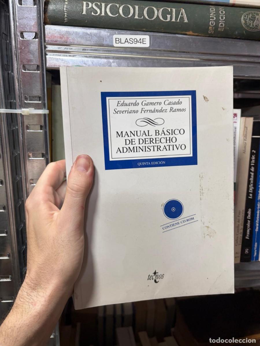 Libros de segunda mano: BLAS94E Eduardo Gamero Casado y Severiano Fern&aacute;ndez Ramos, Manual B&aacute;sico de Derecho Administrativo (