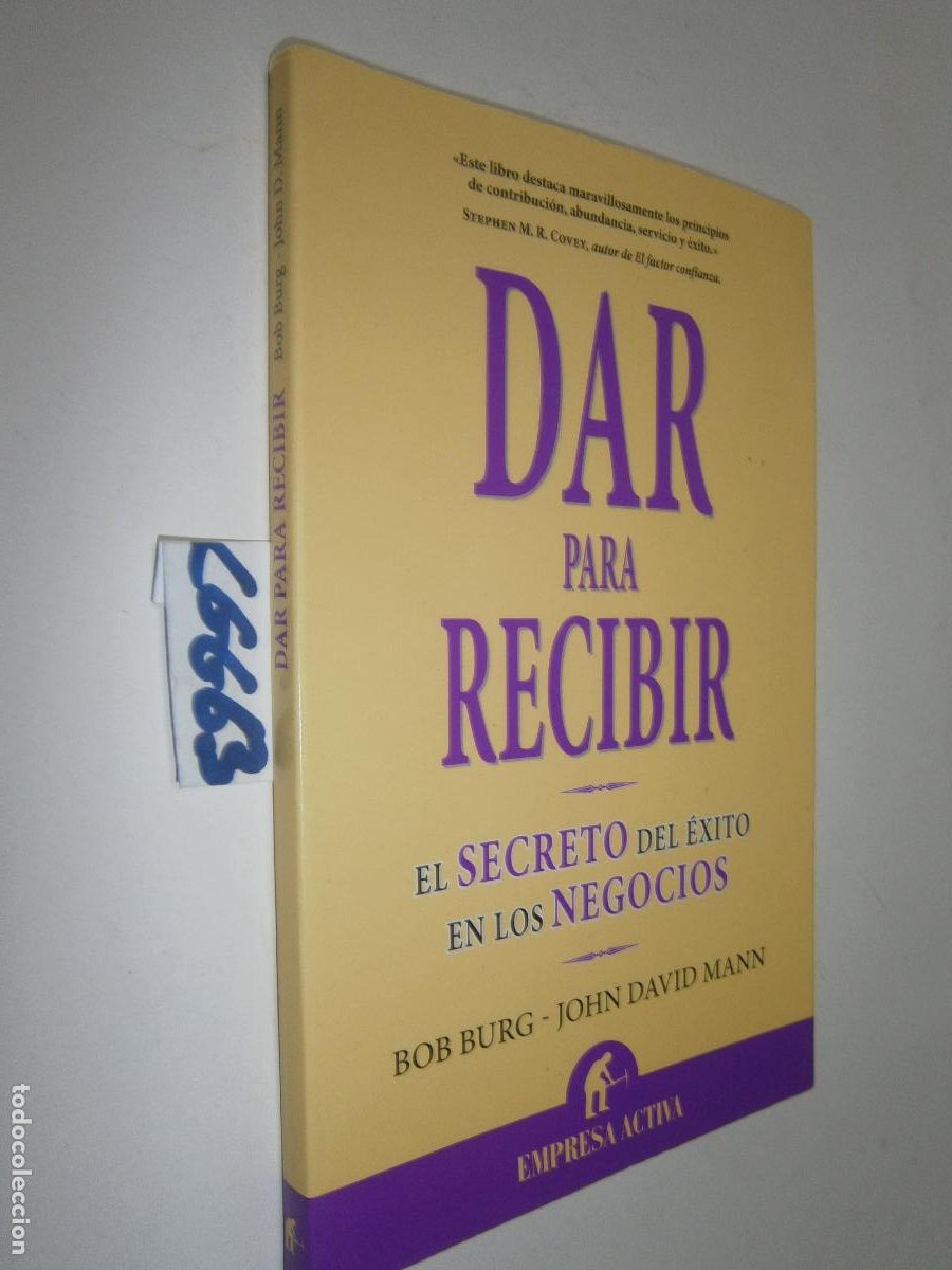 Libros de segunda mano: DAR PARA RECIBIR: EL SECRETO DEL EXITO EN LOS NEGOCIOS