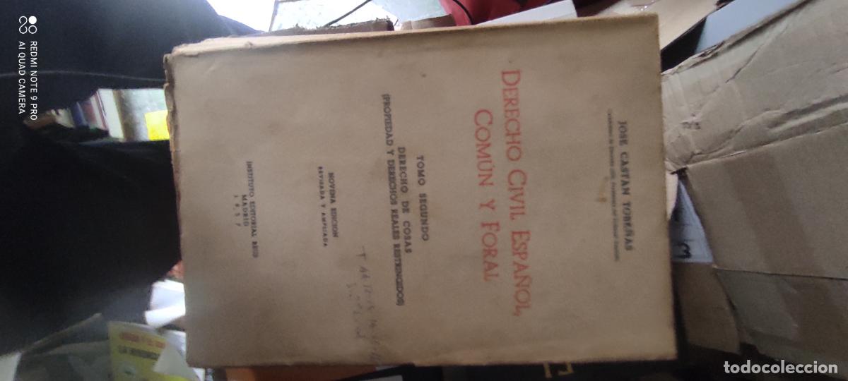 Libros de segunda mano: DERECHO CIVIL ESPA&Ntilde;OL COMUN Y FORAL / JOSE CASTAN TOBE&Ntilde;AS