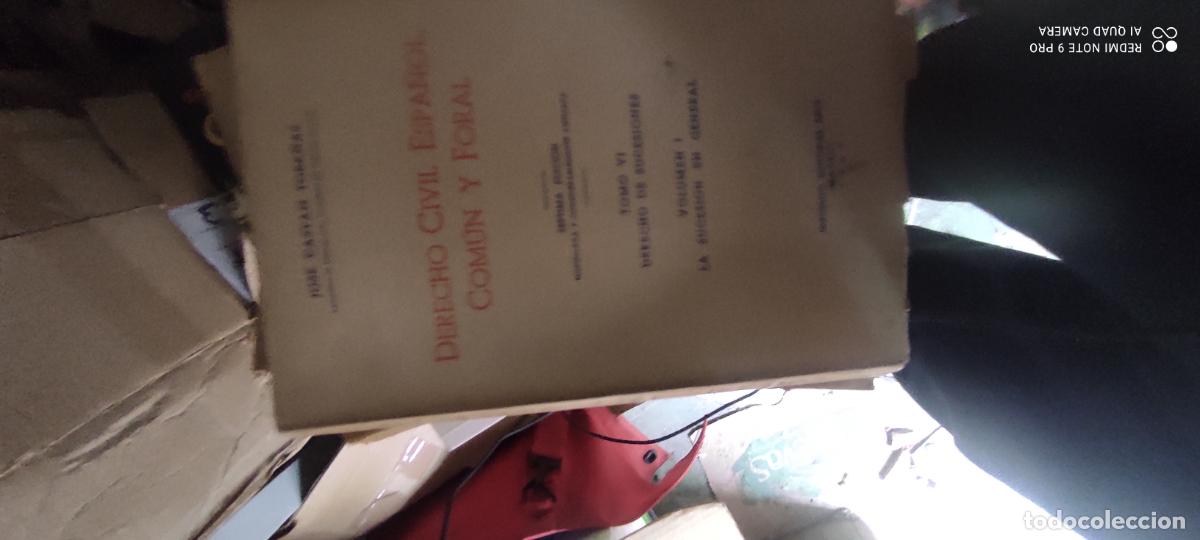 Libros de segunda mano: Derecho civil espa&ntilde;ol com&uacute;n y foral VI: