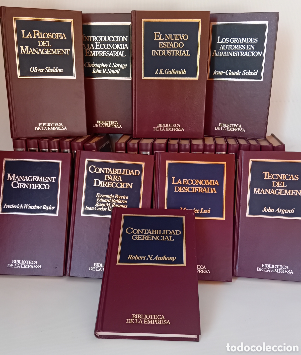 Libros de segunda mano: 30 COLECCI&Oacute;N COMPLETA BIBLIOTECA DIRECCI&Oacute;N EMPRESA ORBIS