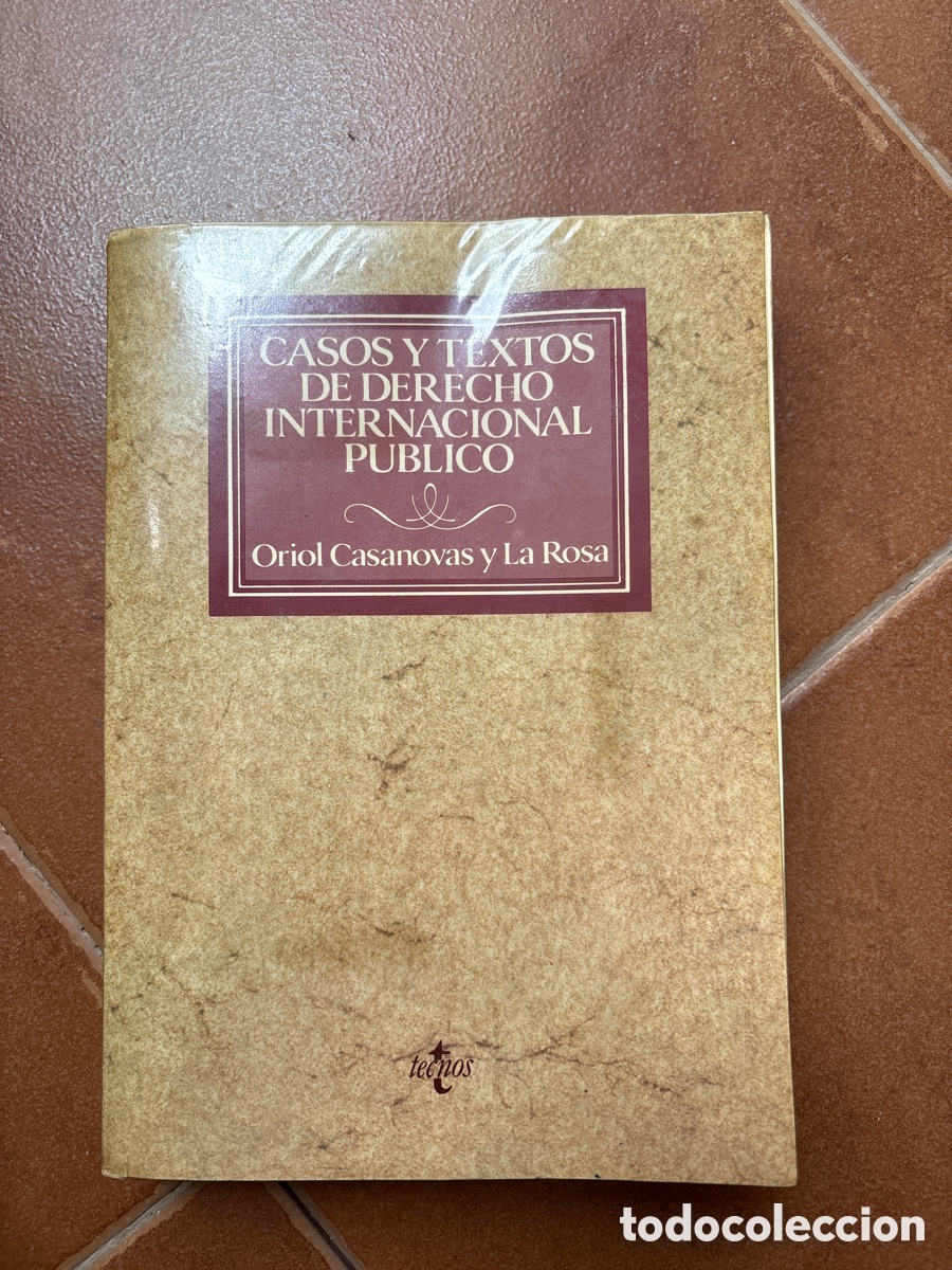 Libros de segunda mano: CASOS Y TEXTOS DE DERECHO INTERNACIONAL P&Uacute;BLICO - Oriol Csanovas y La Rosa. ASM