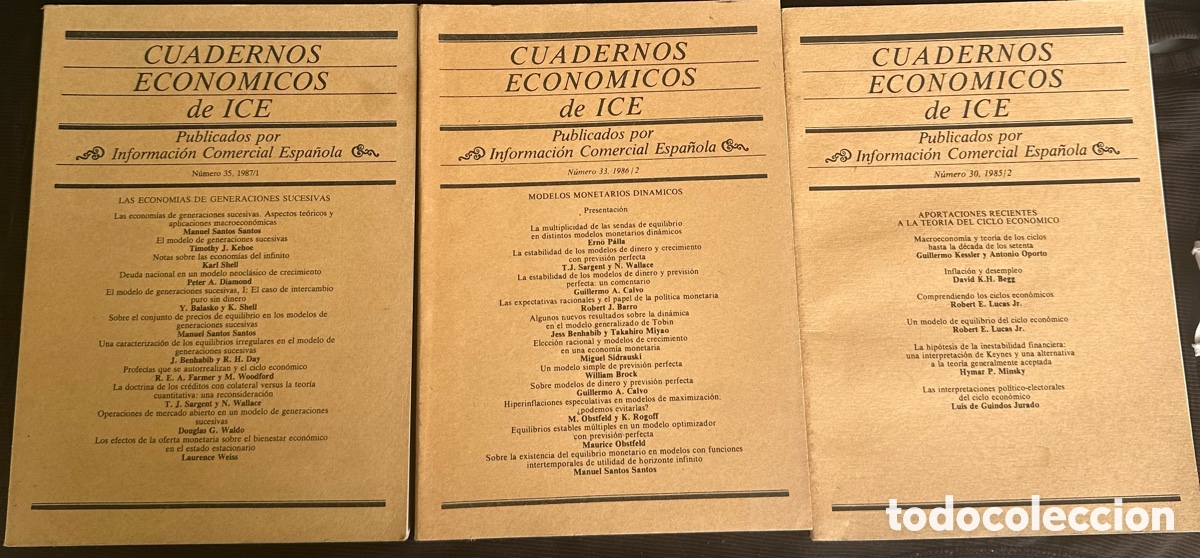 Libros de segunda mano: Cuadernos econ&oacute;micos ICE